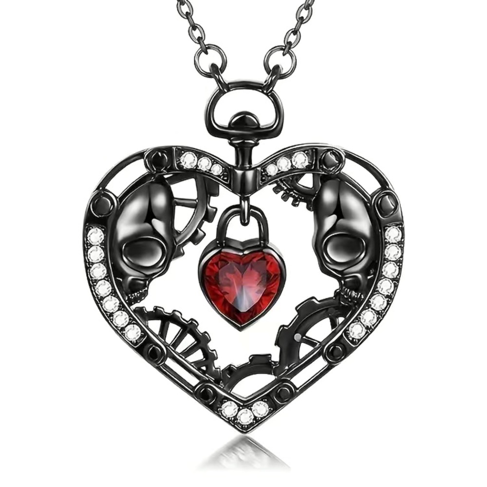 💎 Steampunk Heart Necklace